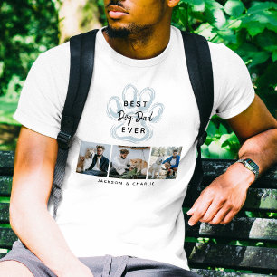 Camiseta Melhor Pai de Cachorro de Todos os Tempos Foto de