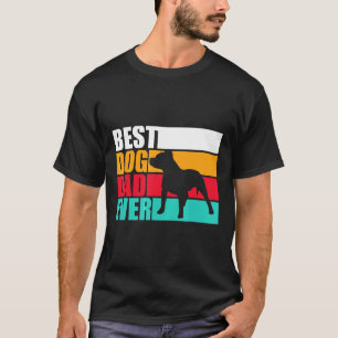 Camiseta Melhor Pai de Cachorro de Todos os Tempos Pitbull