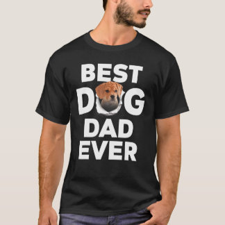 Camiseta Melhor Pai de Cachorro de Todos os Tempos Puggle