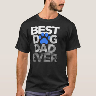 Camiseta Melhor Pai de Cachorro do Homem - Presente para Di