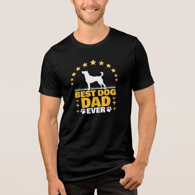 Camiseta Melhor Pai de Cachorro do Mundo (Frente)