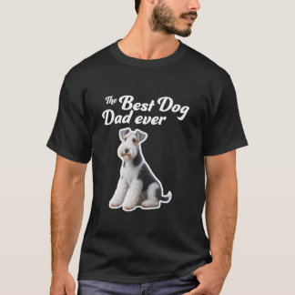 Camiseta Melhor Pai De Cachorro - Fio Fox Terrier