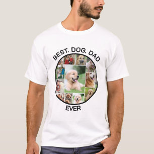 Camiseta Melhor Pai De Cachorro - Foto Personalizada De Cac