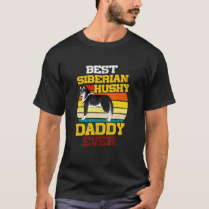 Camiseta Melhor Pai de Cachorro Husky Siberiano de Todos os