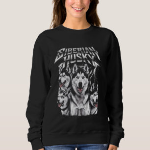 Camiseta Melhor Pai de Cachorro Husky Siberiano Heavy Metal