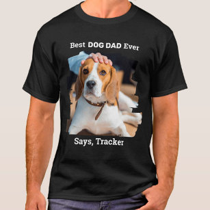 Camiseta Melhor Pai De Cachorro Já Foto Personalizada De Pe