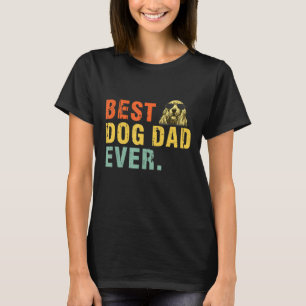 Camiseta Melhor Pai De Cachorro Nunca Inglês Cocker Spaniel