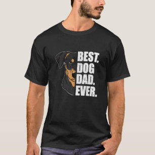 Camiseta Melhor Pai De Cachorro Nunca Mini Pinscher Pai Pai