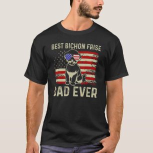 Camiseta Melhor Pai De Cachorro Nunca Nos Estados Unidos Pi