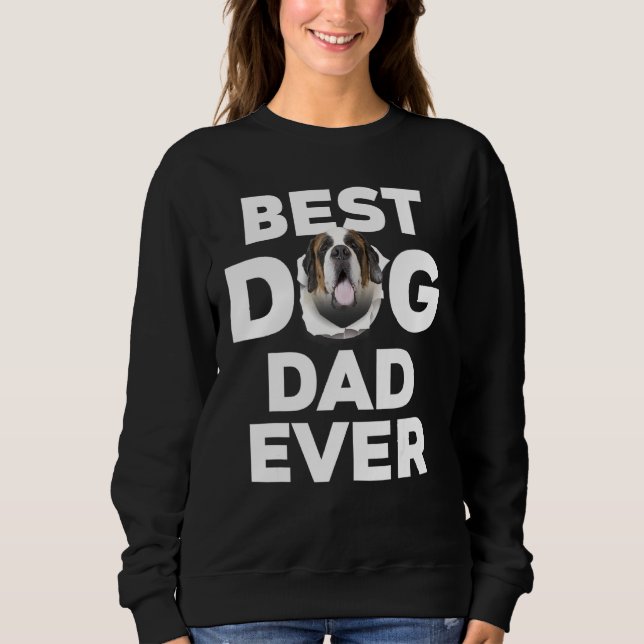 Camiseta Melhor Pai De Cachorro Nunca Santo Bernard (Frente)