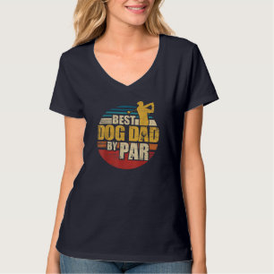 Camiseta Melhor Pai De Cachorro Por Par Retro Golf Player