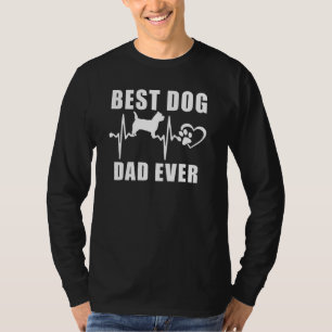 Camiseta Melhor Pai De Cães Já Cairn Terrier Hearbeat Paw P