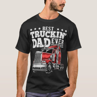 Camiseta Melhor Pai de Caminhão de Todos os Tempos Caminhon