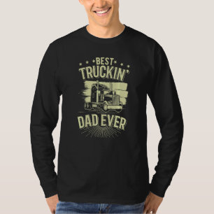 Camiseta Melhor Pai De Caminhoneiro De 2 Vezes