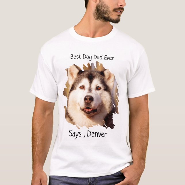 Camiseta Melhor Pai De Cão (Frente)
