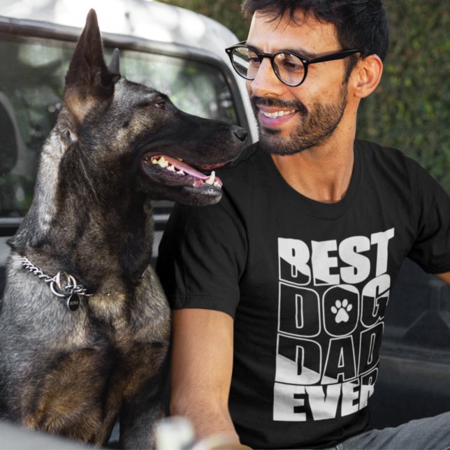 Camiseta Melhor Pai De Cão (Criador carregado)