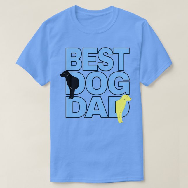 Camiseta Melhor Pai de Cão (Frente do Design)