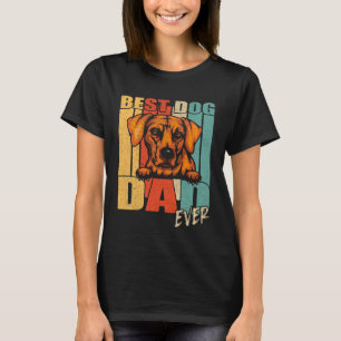 Camiseta Melhor Pai De Cão Alguma Vez Ridgeback Ridgeback V