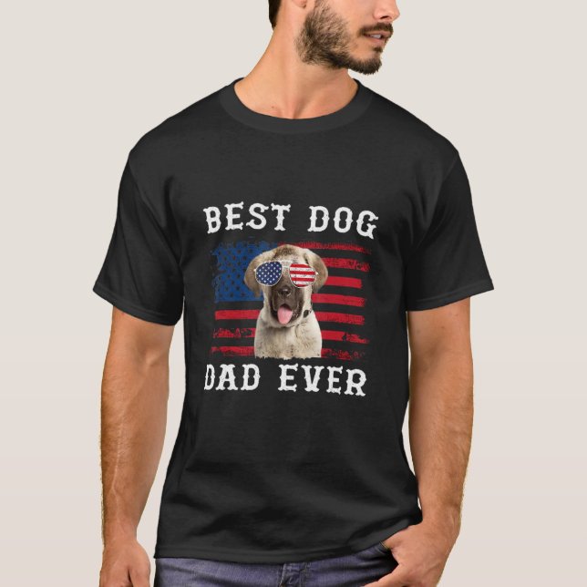 Camiseta Melhor Pai De Cão Nunca Feliz Dia de os pais 1 (Frente)