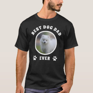 Camiseta Melhor Pai De Cão Personalizado De Foto