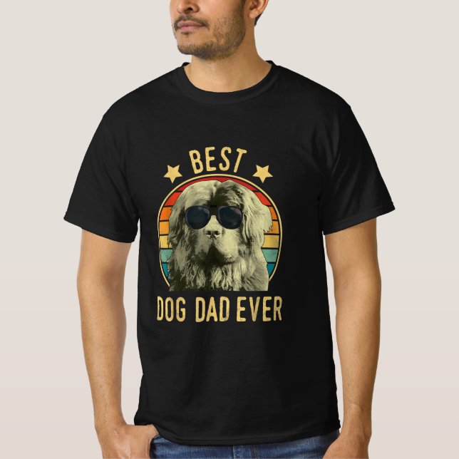 Camiseta Melhor pai de cão | presente de pai na nova região (Frente)