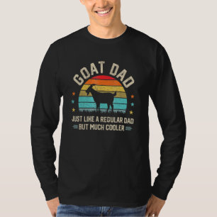 Camiseta Melhor Pai de Caprinos Nunca Caprina Caprinos Pai