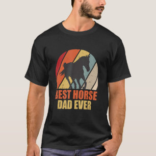 Camiseta Melhor Pai De Cavalo De Designs Engraçados