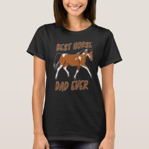 Camiseta Melhor Pai de Cavalo de Mens Nunca Pai Cavalo Papa