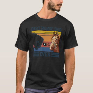 Camiseta Melhor Pai de Cavalo de Sempre  Cavalo  Dia dos Pa