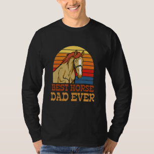 Camiseta Melhor Pai de Cavalo de Todos os Tempos Designs de