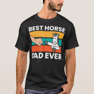 Camiseta Melhor Pai de Cavalo de Todos os Tempos Equestre