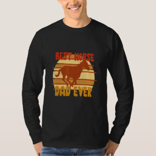 Camiseta Melhor Pai De Cavalo Designs De Costume De Cavalo