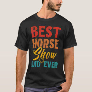Camiseta Melhor Pai de Cavalo Pai de Cavalo Andando sobre C