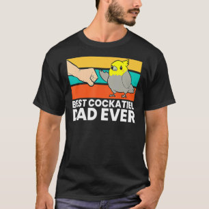 Camiseta Melhor Pai de Cockatiel de Pássaro
