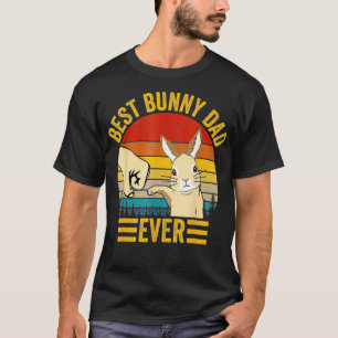 Camiseta Melhor Pai De Coelhinho Alguma Vez Vintage Coelho 