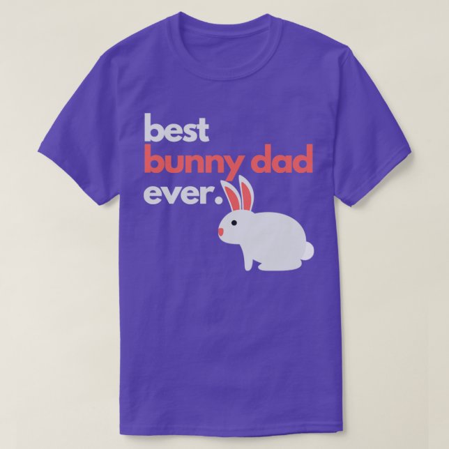 Camiseta Melhor pai de coelho (Frente do Design)