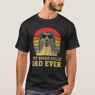 Camiseta Melhor Pai De Collie Rough Alguma Vez Com Paviment