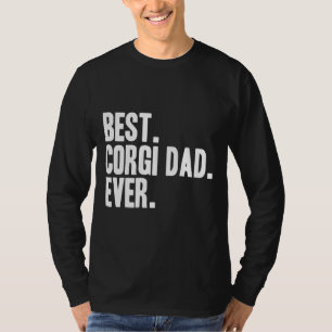 Camiseta Melhor Pai De Corgi Cão De Pet Engraçado