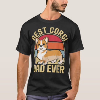 Camiseta Melhor Pai De Corgi Do Mens
