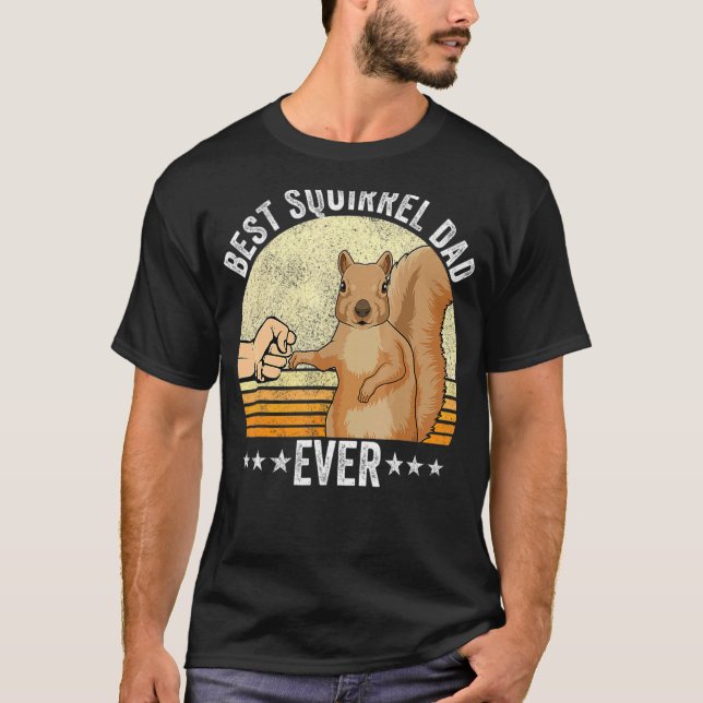 Camiseta Melhor Pai De Esquilo Do Proprietário De Esquilo N (Frente)