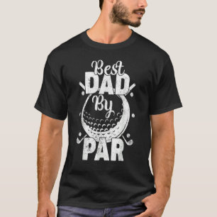 Camiseta Melhor Pai De Estilo Retroativo Por Pai De Golfe P