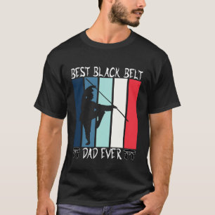 Camiseta Melhor pai de faixa preta de sempre Tang Soo Do ba