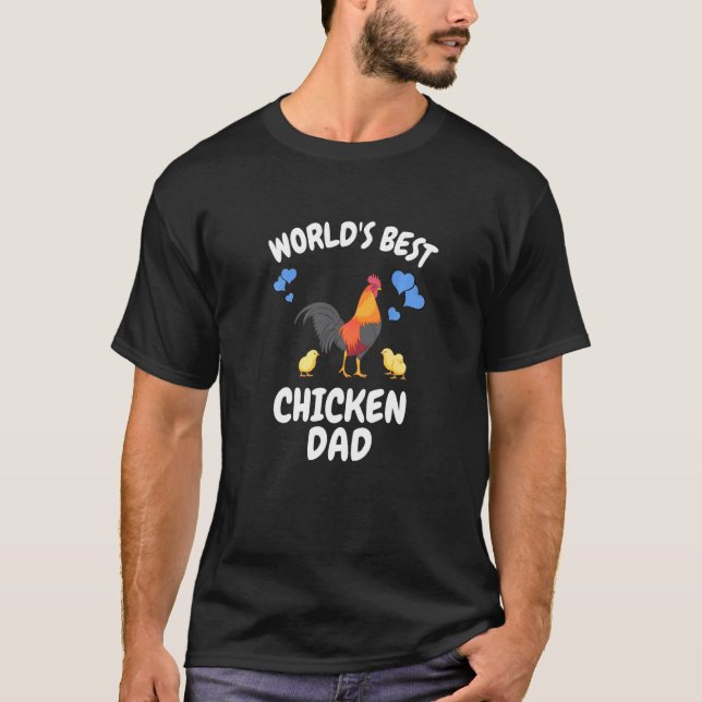 Camiseta Melhor Pai de Frango do Mundo Menino (Frente)