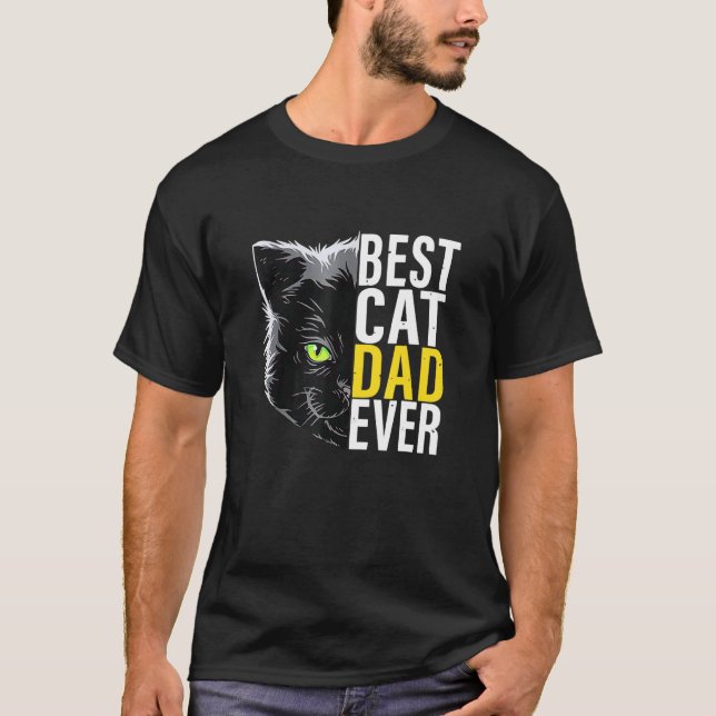 Camiseta Melhor Pai De Gato (Frente)