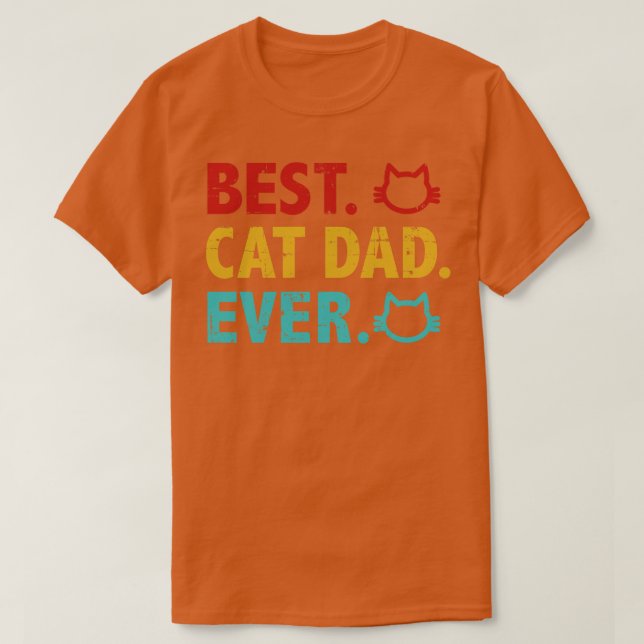 Camiseta Melhor Pai De Gato (Frente do Design)