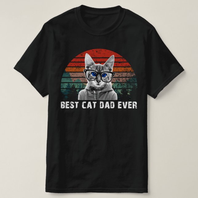 Camiseta Melhor Pai De Gato (Frente do Design)