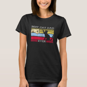 Camiseta Melhor Pai De Gato Alguma Vez Com Distância Da Fai