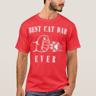 Camiseta Melhor Pai De Gato Alguma Vez Gatos De Bester Papá