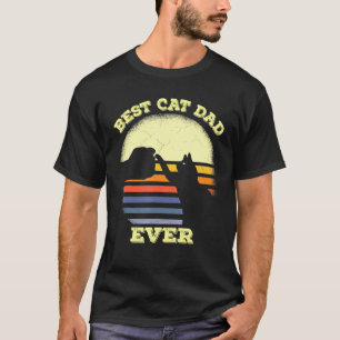 Camiseta Melhor Pai De Gato Alguma Vez - Pai De Gato Dia Pa