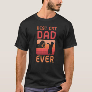 Camiseta Melhor Pai de Gato Antigo de Todos os Tempos Papai